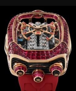 Jacob & Co. BUGATTI CHIRON TOURBILLON BAGUETTE RUBY Watch Replica BU800.40.BR.UA.ABRUA Jacob and Co Watch Price