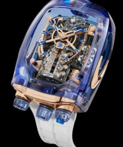 Jacob & Co. BUGATTI CHIRON BLUE SAPPHIRE CRYSTAL Watch Replica BU210.80.AH.UA.BBRUA Jacob and Co Watch Price