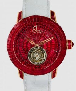 Jacob & Co. CAVIAR TOURBILLON BAGUETTE RUBIES Watch Replica CV201.40.BR.UB.A Jacob and Co Watch Price