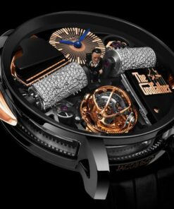 Jacob & Co. OPERA GODFATHER MUSICAL WATCH BLACK DLC GRADE 5 TITANIUM WITH DIAMOND BARRELS Watch Replica OP110.21.AG.UB.ABALA Jacob and Co Watch Price