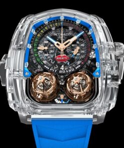 Jacob & Co. TWIN TURBO FURIOUS BUGATTI SAPPHIRE CRYSTAL BLUE INNER RING Watch Replica TT220.80.AA.AB.A Jacob and Co Watch Price