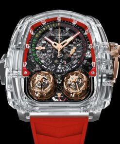 Jacob & Co. TWIN TURBO FURIOUS SAPPHIRE CRYSTAL RED Watch Replica TT220.80.AA.AA.A Jacob and Co Watch Price