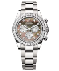 Rolex Cosmograph Daytona Oyster, 40 mm, white gold and diamondsReference 126579RBR