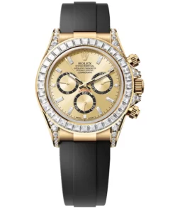 Rolex Cosmograph Daytona Oyster, 40 mm, yellow gold and diamondsReference 126538TBR