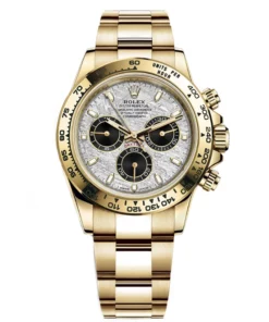 Rolex Daytona Yellow Gold Meteorite & Black Dial 116508