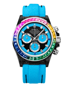 ROLEX Diw Daytona carbon rainbow blue 40mm carbon