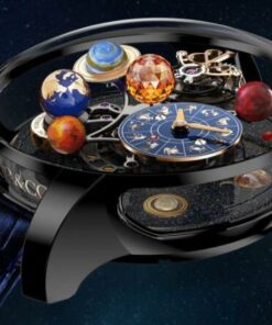 Jacob & Co. ASTRONOMIA SOLAR JEWELRY PLANETS ZODIAC BLACK DLC TITANIUM Watch Replica AS310.21.SP.AA.A Jacob and Co Watch Price