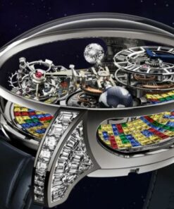 Jacob & Co. ASTRONOMIA TOURBILLON BAGUETTE ARLEQUINO WHITE GOLD Watch Replica AT800.30.BD.UB.B Jacob and Co Watch Price