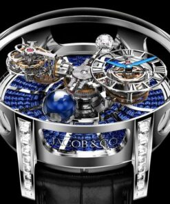 Jacob & Co. ASTRONOMIA TOURBILLON BAGUETTE BLUE SAPPHIRES Watch Replica AT800.30.BD.BB.A Jacob and Co Watch Price