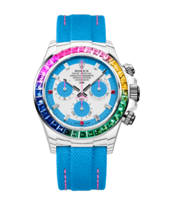 ROLEX Diw Daytona quartz fiber rainbow s 40mm carbon